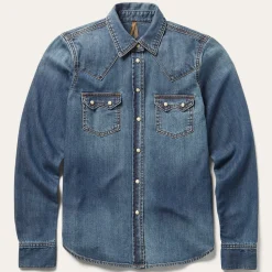 Distressed Denim Shirt