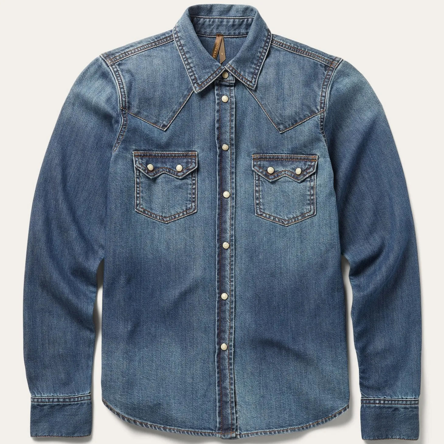 Distressed Denim Shirt