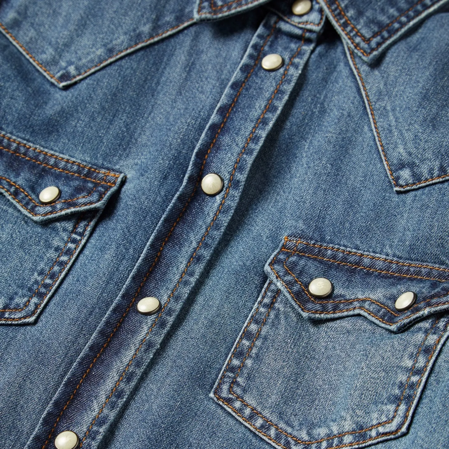 Distressed Denim Shirt