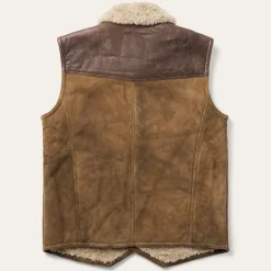 Distressed Suede Vest