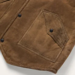 Distressed Suede Vest