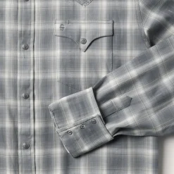 Dobby Twill Plaid Shirt