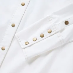 Embroidered Denim Dress