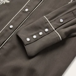 Embroidered Retro Western Shirt