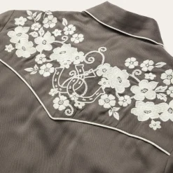 Embroidered Retro Western Shirt