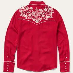 Embroidered Retro Western Shirt