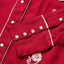 Embroidered Retro Western Shirt