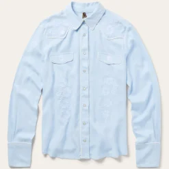 Embroidered Retro Western Shirt