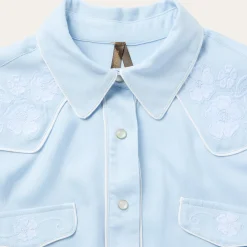 Embroidered Retro Western Shirt