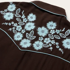 Embroidered Retro Western Shirt