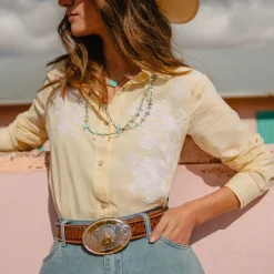 Embroidered Western Shirt