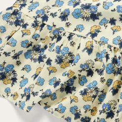 Field Flowers Print Peasant Dress