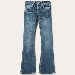 816 Fit Jeans With White