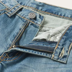 1520 Fit Light Wash Jeans With Tacking