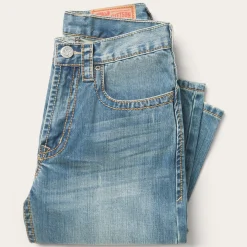 1520 Fit Light Wash Jeans With Tacking