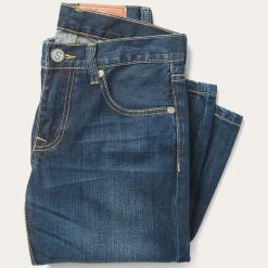 1014 Fit Semi-Destructed Wash Jeans