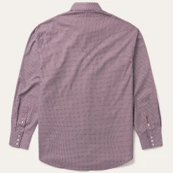 Four Point Geo Print Western Shirt