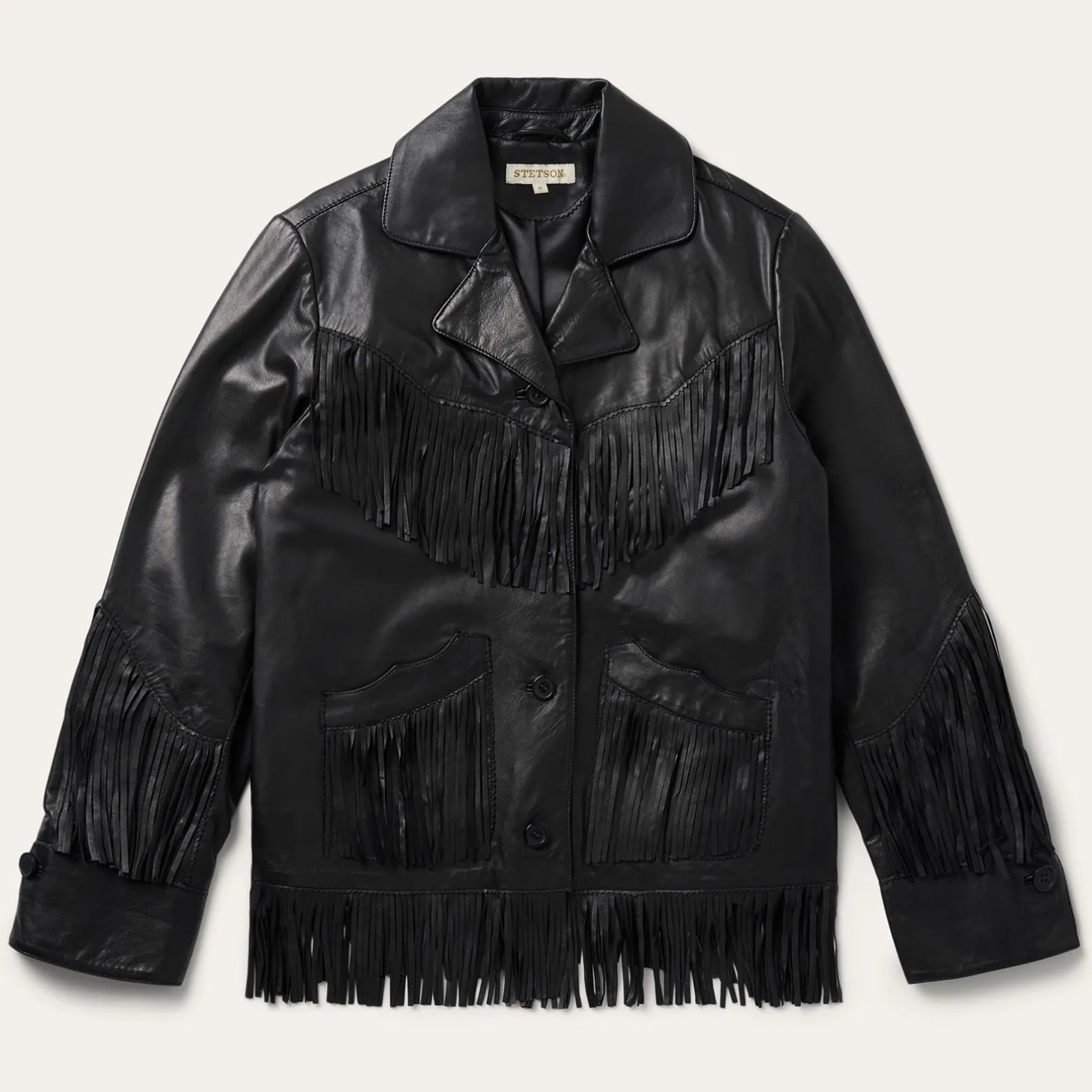 Fringe Leather Jacket