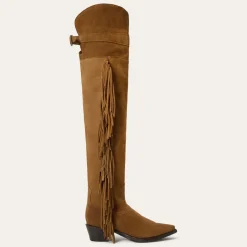 Glam Over-The-Knee Fringe Boot