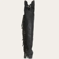 Glam Over-The-Knee Fringe Boot