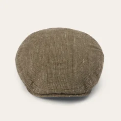 Glen Check Linen/Silk Kent Cap