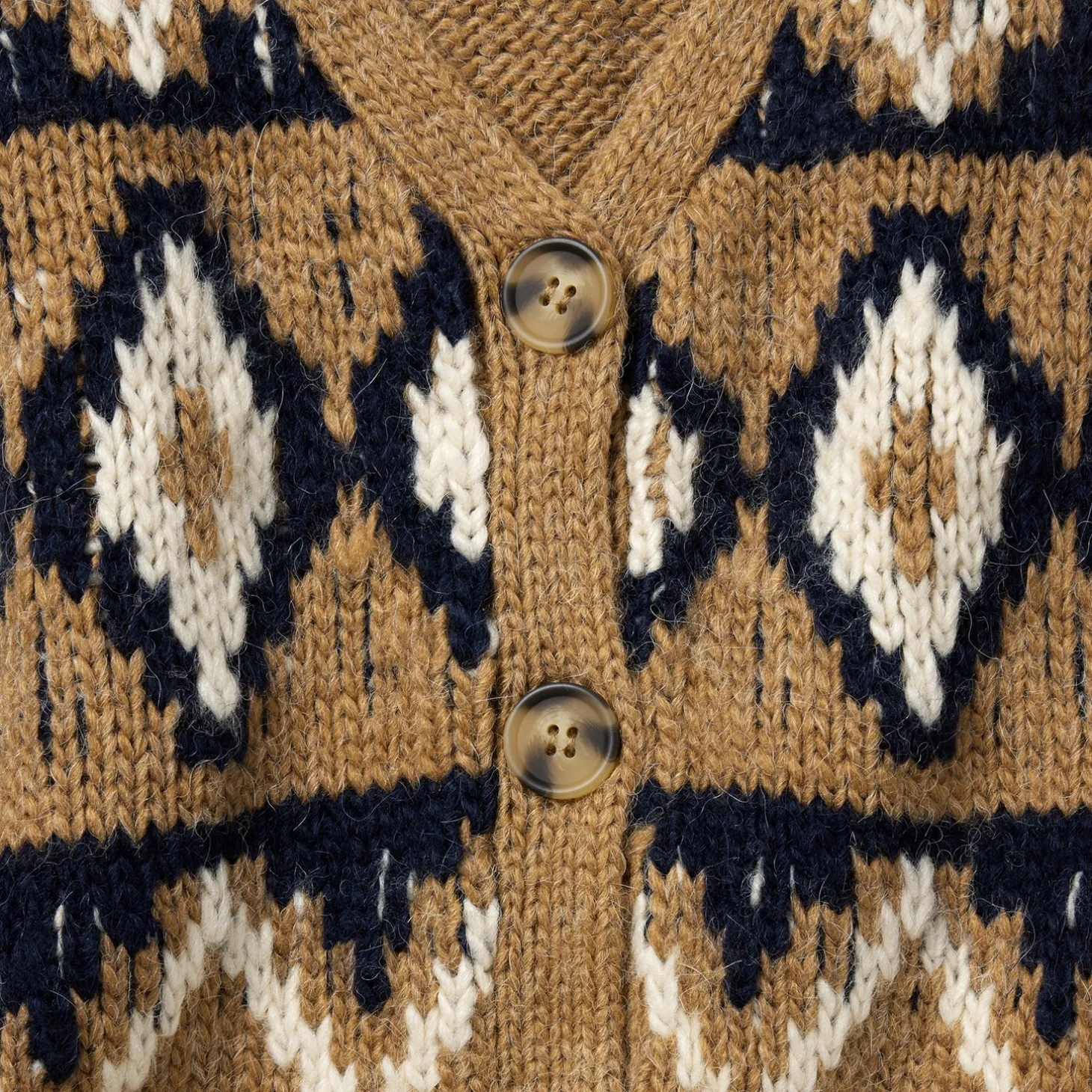 Gold Aztec Cardigan