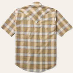 Gold Dust Plaid Short Sleeve Shirt