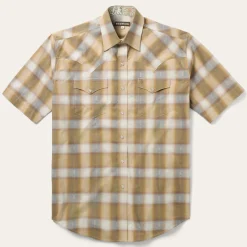 Gold Dust Plaid Short Sleeve Shirt