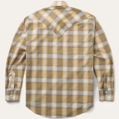 Gold Dust Plaid Western Shirt