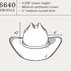 Grant 10X Straw Cowboy Hat