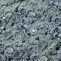 Greenspring Paisley Print Western Shirt