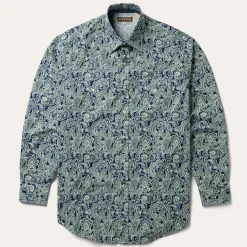 Greenspring Paisley Print Western Shirt