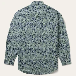 Greenspring Paisley Print Western Shirt
