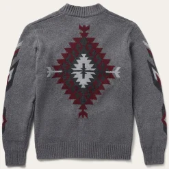 Grey Aztec Cardigan