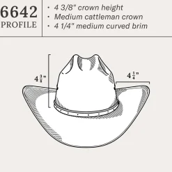 Gunfighter 10X Cowboy Hat