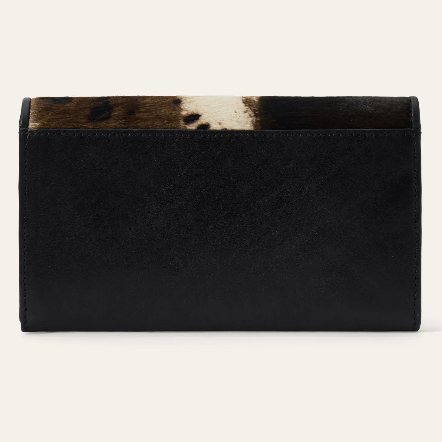 Hair-On-Hide Front Flap Wallet