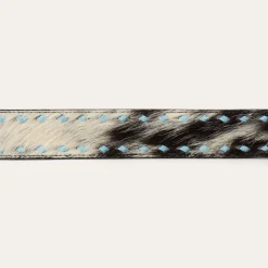 Hair-On-Hide Laced Belt