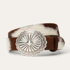 Hair-On-Hide Southwestern Buckle Belt