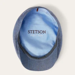 Herringbone Linen Ivy Cap