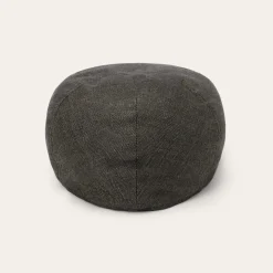 Herringbone Linen Ivy Cap