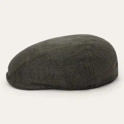 Herringbone Linen Ivy Cap