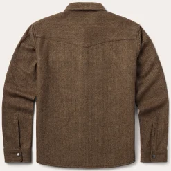Herringbone Shirt Jacket