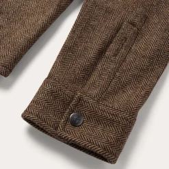 Herringbone Shirt Jacket