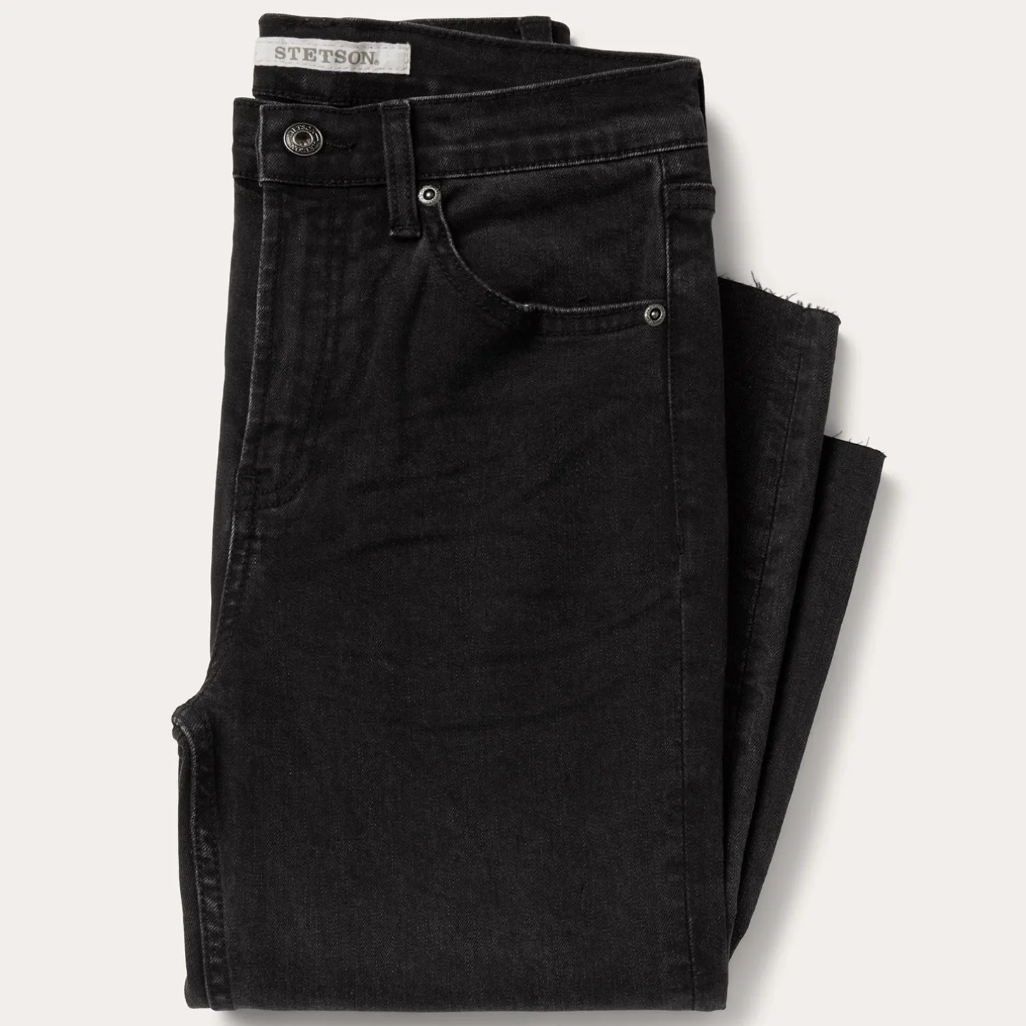 915 High Rise Straight Fit Crop Jeans