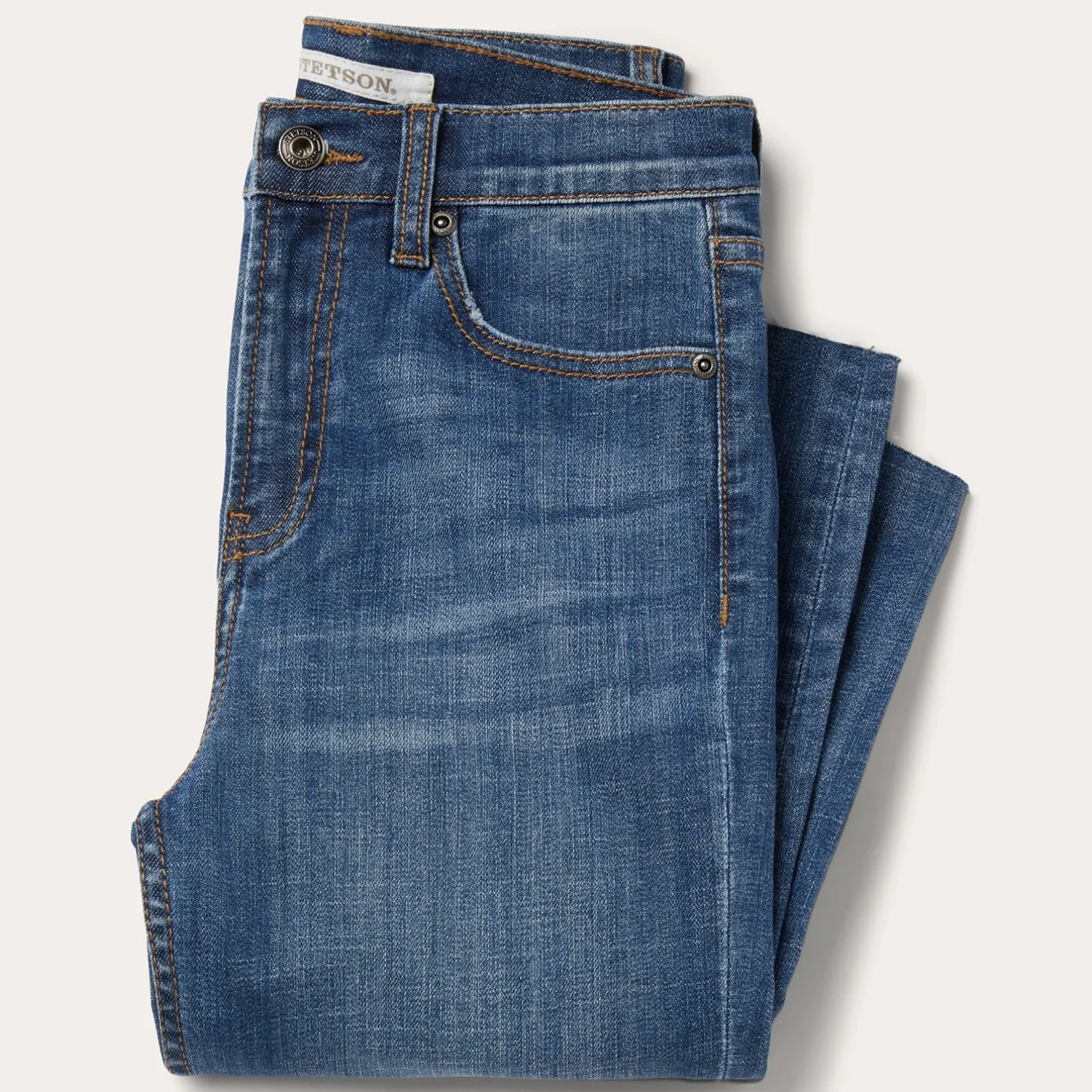 915 High Rise Straight Fit Crop Jeans
