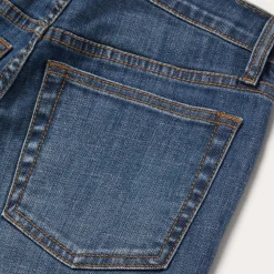 915 High Rise Straight Fit Crop Jeans