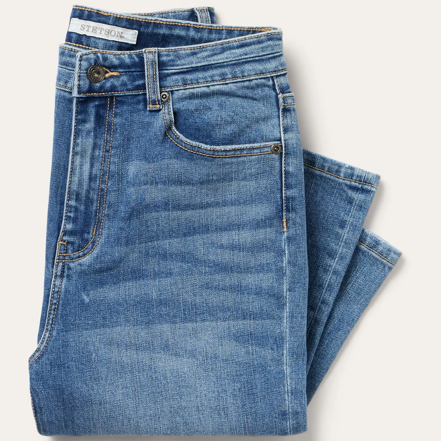 915 High Rise Straight Fit Jeans
