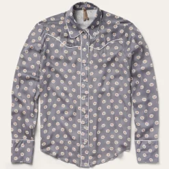 Horse Pennies Print Western Shirt