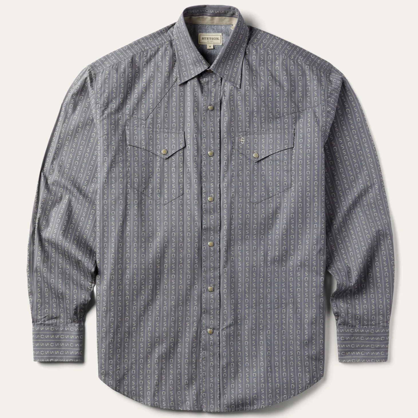Horseshoe Stripe Print Shirt
