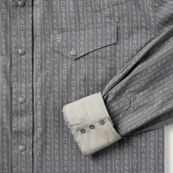 Horseshoe Stripe Print Shirt